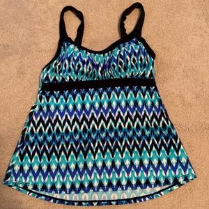 Jamaica Bay tankini top. Size 8.